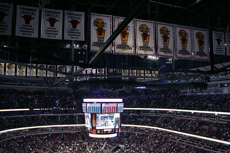 United Center, home of the Bulls and Blackhawks